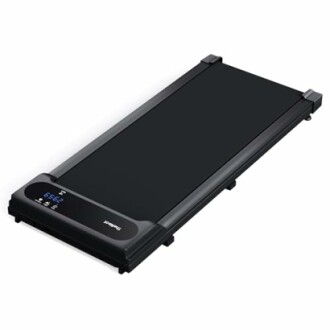 Compact folding treadmill with digital display